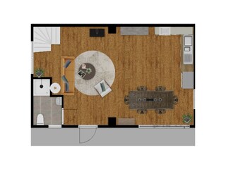 Casa per le vacanze Exloo Pianta del piano 18