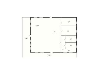 Vakantiehuis Juelsminde Grondplan 10