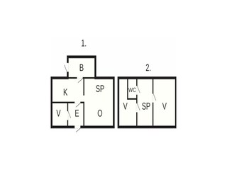 Vakantiehuis Lammhult Grondplan 32