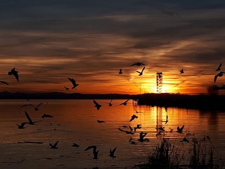 Sonnenuntergang am See