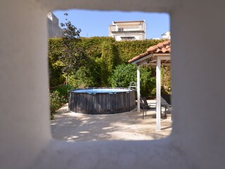 View from the laundry room