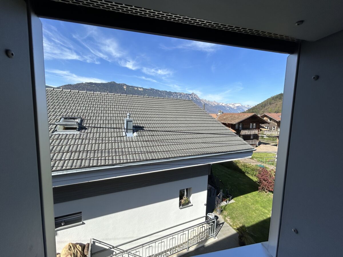 Blick aus dem Badezimmerfenster gegen Nordosten