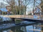 Unsere Brücke im Winter