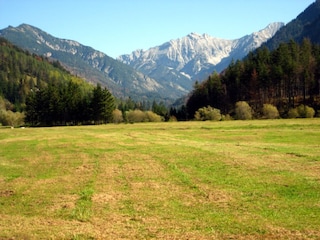 Blick aufs Karwendelgebirge