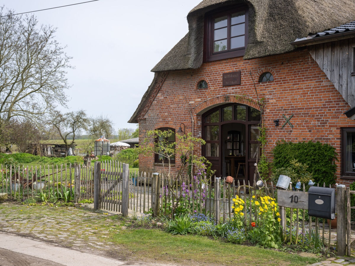 Looking at the entrance