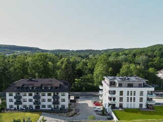 Südseite mit direkten Blick in den gräflichen Park
