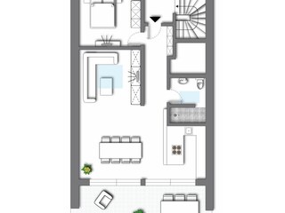 Grundriss (kein Maßstab - Details können abweichen)