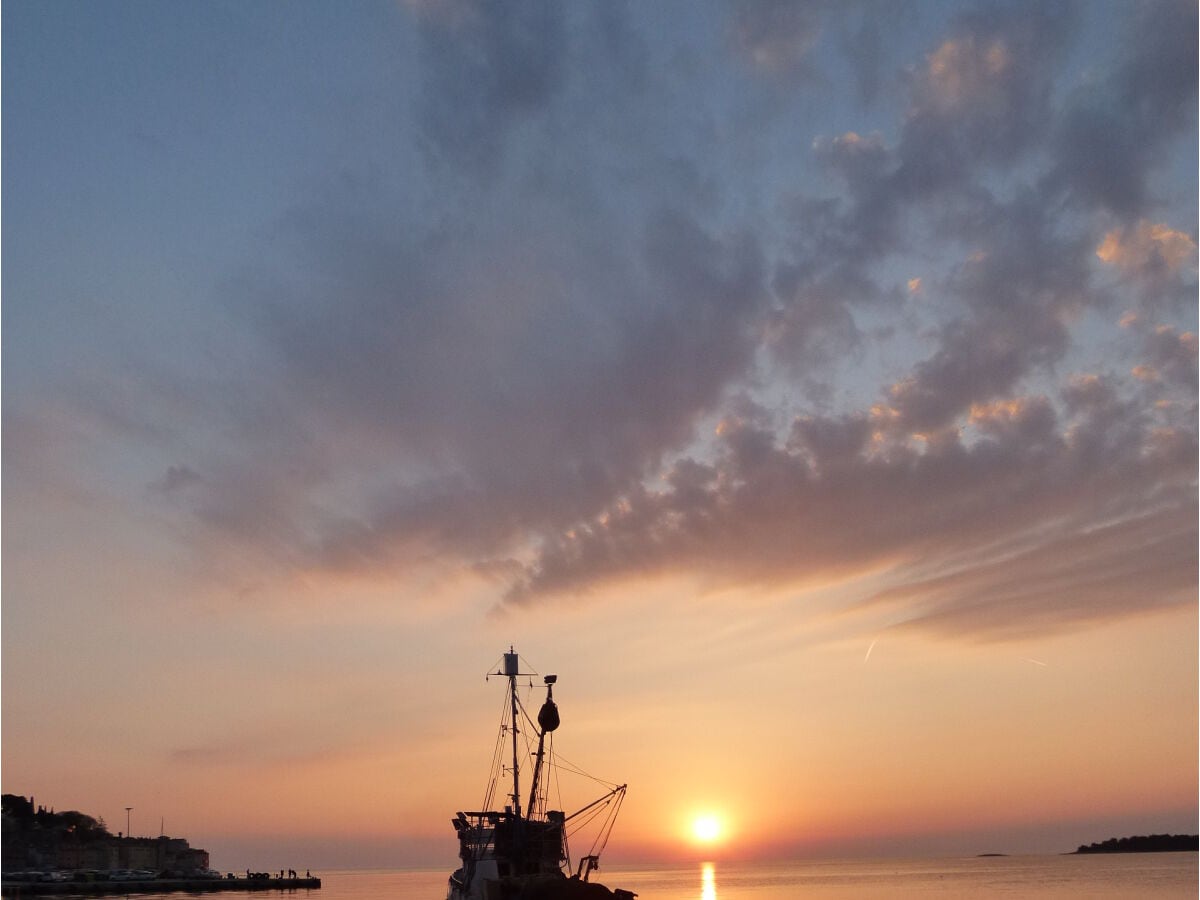 Rovinj zur Dämmerung