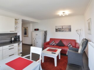 Wohnzimmer aus Richtung Balkon