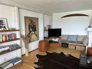 Die Fernsehecke in der Stube