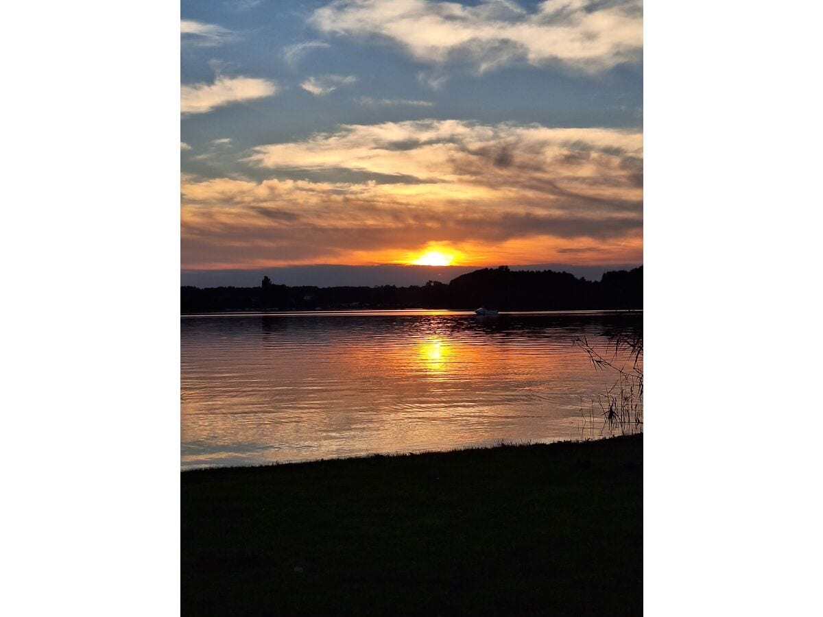 Sonnenuntergang am Schwielochsee