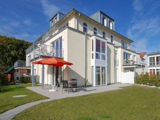 Aussenansicht Haus Möwe 2 mit Terrasse