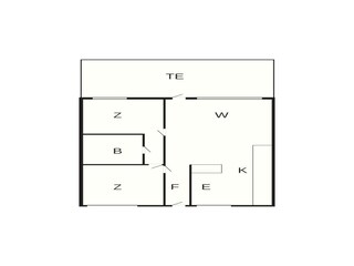 Casa de vacaciones Sønderballe Plano de planta 2