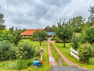 Blick auf das Anwesen