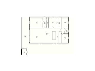 Vakantiehuis Agger Grondplan 43