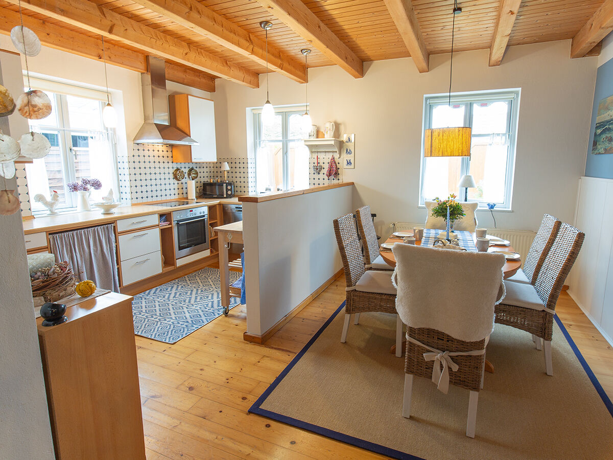 Another view of the kitchen area