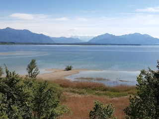 Blick vom Aussichtspunkt auf den Wilden Kaiser