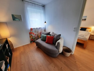 Sofa und Fernseher