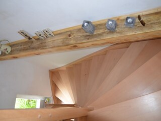Treppe zum Bad & Schlafbereich