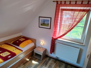 Schlafzimmer mit Einzelbetten