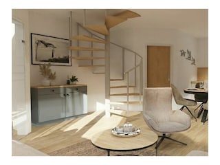 Wohnbereich mit Blick zur Küche