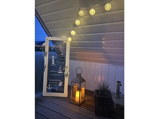 Gemütlicher Abend auf der Loggia