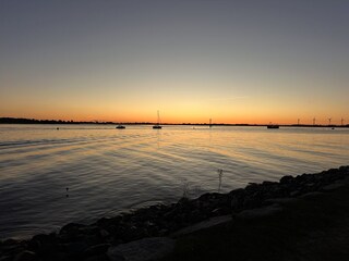 Sonnenuntergang am Südstrand