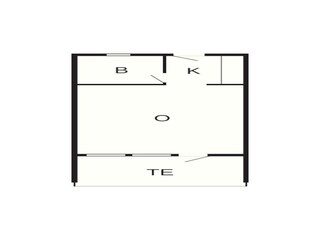 Appartement Allinge Grondplan 16