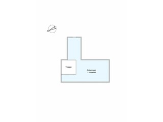 Dachgeschoss. Dachschrägen sind kein Bestandteil der Grundrisszeichnungen.