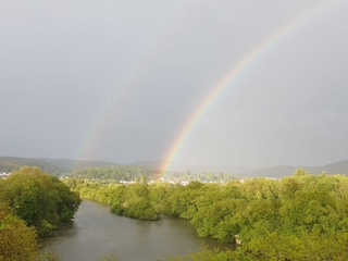 Aussicht aus unseren Ferienwohnungen