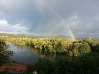 Panoramablick auf Naturschutzgeb. Saaraltarm Schweml.