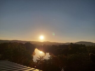 Aussicht vom Balkon