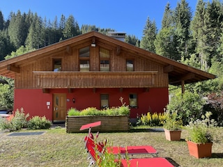 Ferienhaus im Sommer