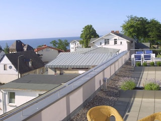 Dachterrasse mit Meerblick