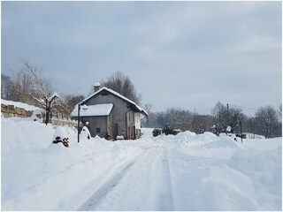 D'inverno vista da ovest