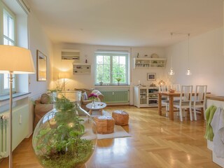 Wohn- und Essbereich, Blick nach Süden