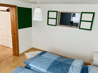Schlafzimmer 1: Doppelbett