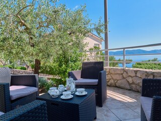 Terrasse 2 mit Meerblick