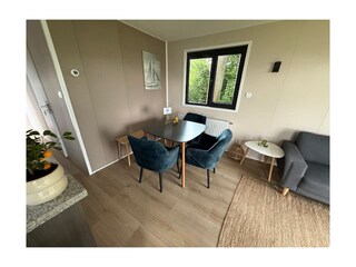 Stylish dining space with room for the whole group.