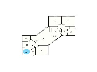 Vakantiehuis Ansager Grondplan 24