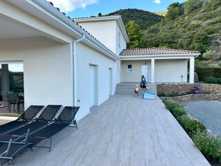 Casa de vacaciones Saint-Nazaire-de-Ladarez Grabación al aire libre 6