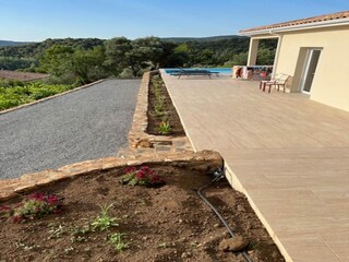 Casa de vacaciones Saint-Nazaire-de-Ladarez Grabación al aire libre 9