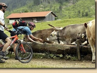 und zum Radfahren