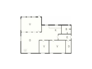 Casa per le vacanze Nøreng Pianta del piano 25