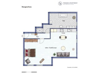 Appartement Greetsiel Plan d'étage 20