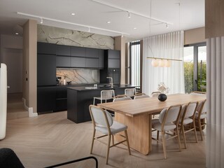 Küche und Esszimmer