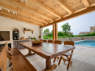 überdachte Terrasse