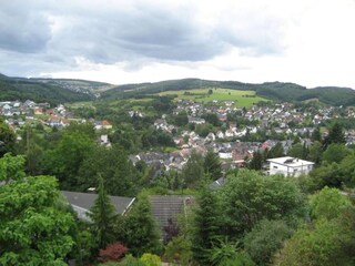 Aussicht vom Wohnzimmer-Balkon