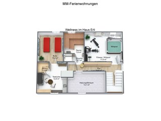 Appartamento per vacanze Mittenwald Pianta del piano 43