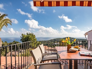 Toller Meerblick von der Terrasse